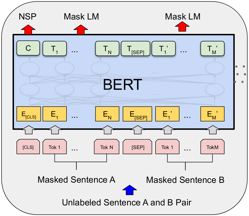 BERT. Pre-training of Deep Bidirectional Transformers for Language Understanding